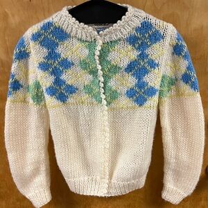 Vtg 80s Hand Knit Sweater By Gerard Works #grannycore
